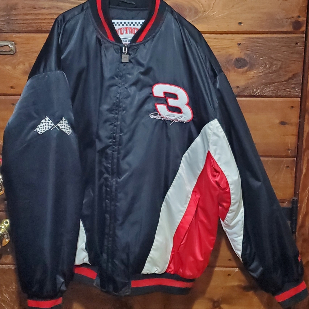Vintage Dale Earnhardt Sr. Men's NASCAR Racing Bomber Jacket